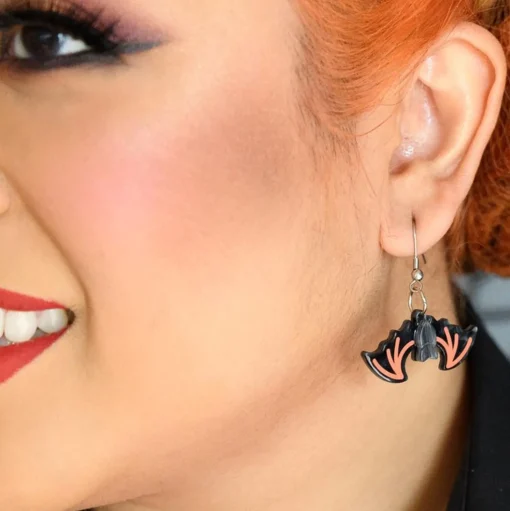 Shop Bite Night Bat Earrings Earrings