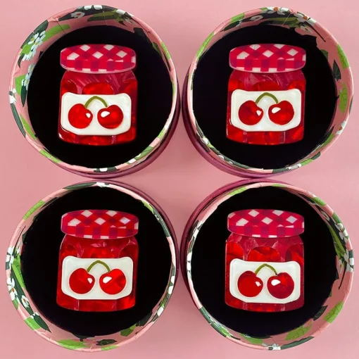 Flash Sale Black Cherry Precious Preserve Mini Brooch Brooches