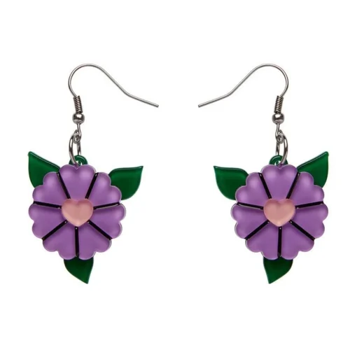 New Blue Blooms Earrings Earrings