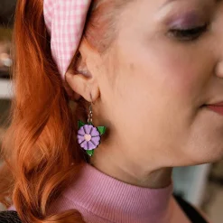 New Blue Blooms Earrings Earrings