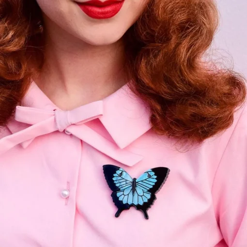 Clearance Blue Emperor Brooch Brooches