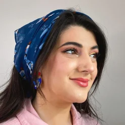 Online Blue Jay Way Head Scarf Navy Scarves