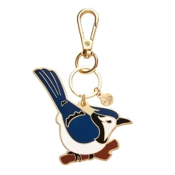 Sale Blue Jay Way Key Ring Enamel Key Rings