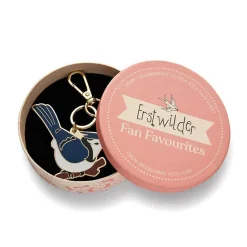 Sale Blue Jay Way Key Ring Enamel Key Rings