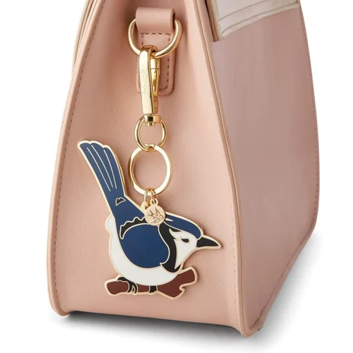 Sale Blue Jay Way Key Ring Enamel Key Rings