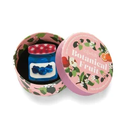 Hot Blueberry Precious Preserve Mini Brooch Brooches