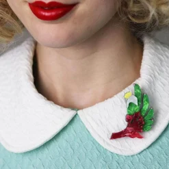 Clearance Bouncing Botannical Flower Brooch Brooches