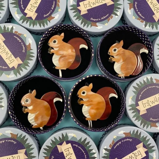 Discount Bright-Eyed And Bushy Tailed Brooch Brooches