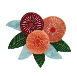 Fashion Brilliant Blossoms Flowering Gum Brooch Brooches