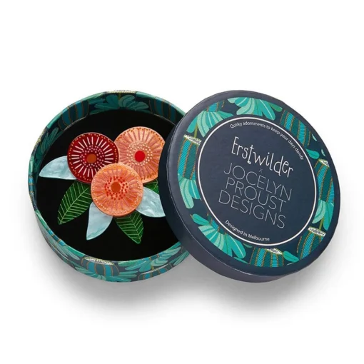 Fashion Brilliant Blossoms Flowering Gum Brooch Brooches