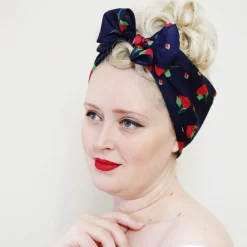 Fashion Budding Romance Rose Head Scarf Scarves