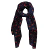 Cheap Budding Romance Rose Large Neck Scarf Scarves