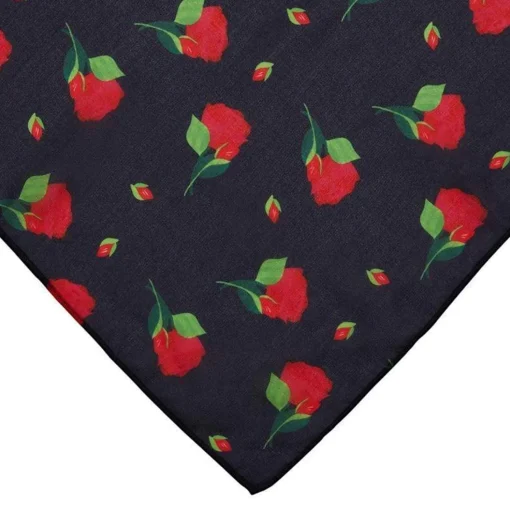 Cheap Budding Romance Rose Large Neck Scarf Scarves