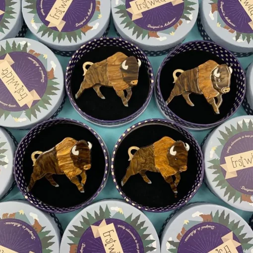 Best Sale Buffalo Bull Brooch Brooches
