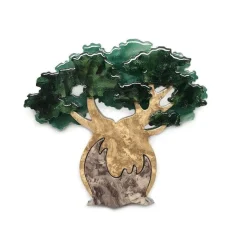 Store Bulbous Baobab Tree Brooch Brooches