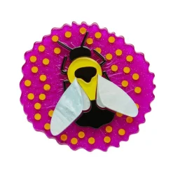 Hot Bumblebee Burrower Brooch Brooches