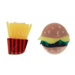 Cheap Burger And Fries Earrings Earrings