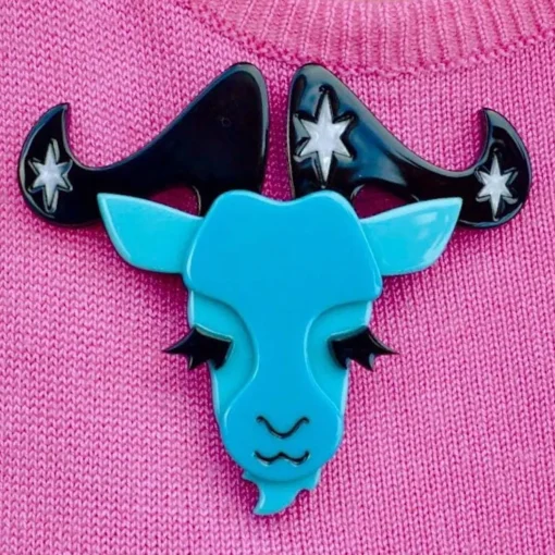 Sale Capricorn The Controlled Brooch Brooches