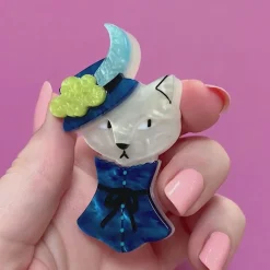 Store Cat In A Hat Brooch Brooches