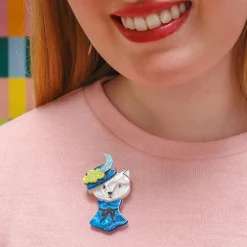 Store Cat In A Hat Brooch Brooches