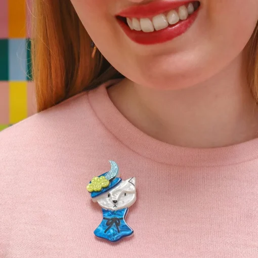 Store Cat In A Hat Brooch Brooches