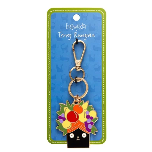 Fashion Catmen Miranda Enamel Key Ring Enamel Key Rings