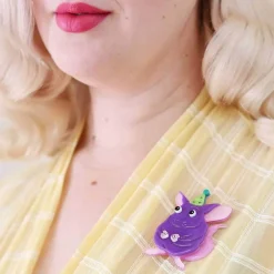 Hot Chaz The Chinchilla Brooch Brooches