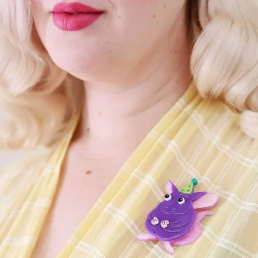 Hot Chaz The Chinchilla Brooch Brooches
