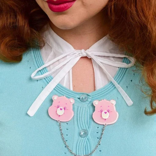 Sale Cheer Bear Smiles Cardigan Clips Brooches