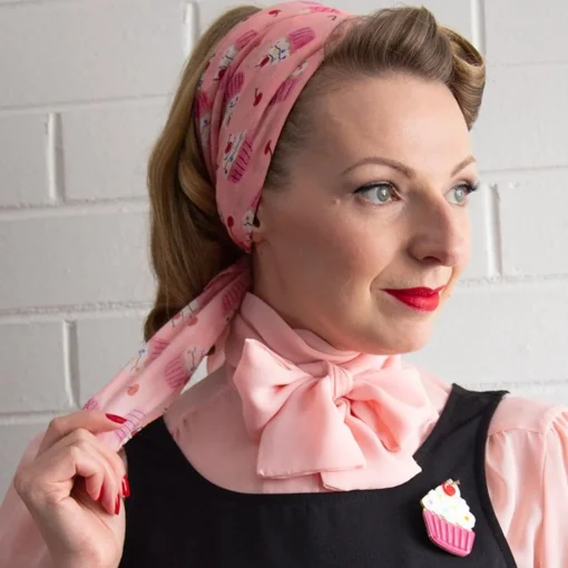Best Sale Cherry On Top Head Scarf Scarves