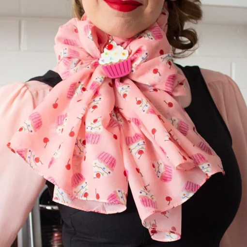 New Cherry On Top Neck Scarf Scarves