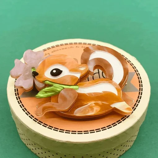 Hot Chocolate The Chipmunk Brooch Brooches
