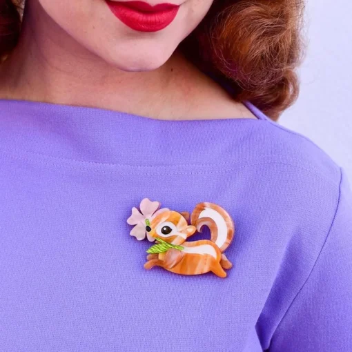 Hot Chocolate The Chipmunk Brooch Brooches