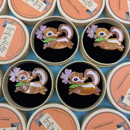 Hot Chocolate The Chipmunk Brooch Brooches