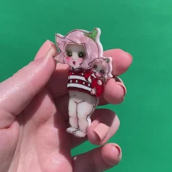 Outlet Christmas Sweater Petal Brooch Brooches
