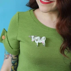Best Clara-Bell Cow Brooch Brooches