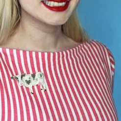Best Clara-Bell Cow Brooch Brooches