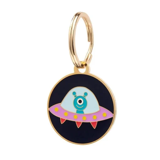 Cheap Close Encounter Enamel Pet Charm Enamel Key Rings
