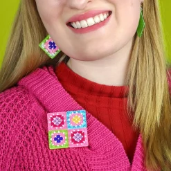 Hot Closed Stitch Collection Brooch Brooches