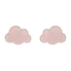 Cheap Cloud Glitter Resin Stud Earrings - Pink Essential Earrings