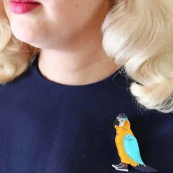 Shop Corey The Macaw Brooch Brooches