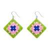 Flash Sale Cosy Comfort Earrings - Green Earrings