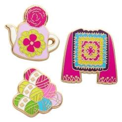 Discount Cosy Things Enamel Pin Pack - 3 Piece Enamel Pins
