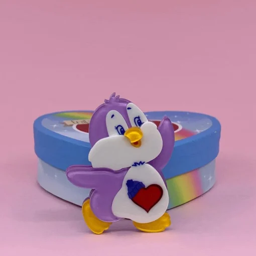 Shop Cozy Heart Penguin Brooch Brooches