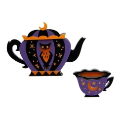 Outlet Cursed Cuppa? Brooch Brooches