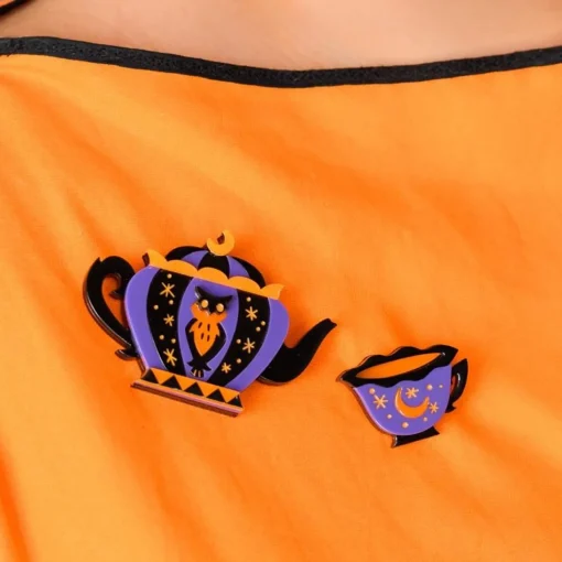 Outlet Cursed Cuppa? Brooch Brooches