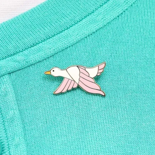 Flash Sale Dancing Duck Enamel Pin Enamel Pins