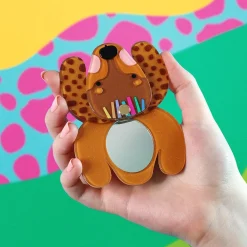 Cheap Darcy The Dachshund Mirror Compact Mirror Compacts