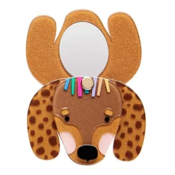 Cheap Darcy The Dachshund Mirror Compact Mirror Compacts