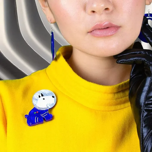 Cheap Daring Dogmonaut Brooch Brooches